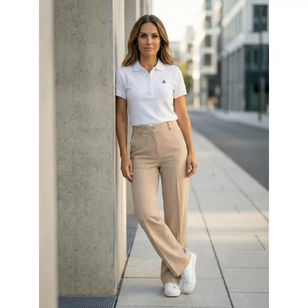  Tricou premium de damă cu guler ALTISPORT ALW002210 ALB 