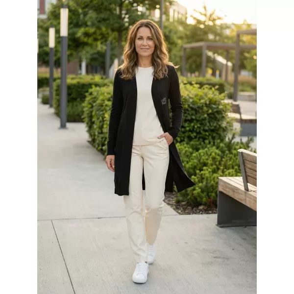  Cardigan de damă ALTISPORT KALISA LPLU104 NEGRU 