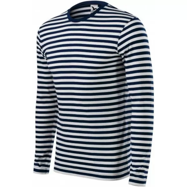  Tricou de damă cu mâneci lungi MALFINI SAILOR LS 807 ALBASTRU MARIN 