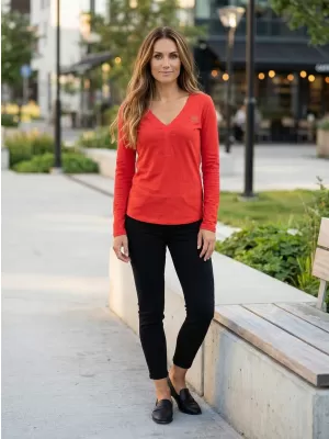 Tricou pentru femei ALTISPORT SEBBA LTSU835 ROȘU