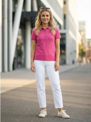 Tricou premium de damă cu guler ALTISPORT ALW002210 VIOLET