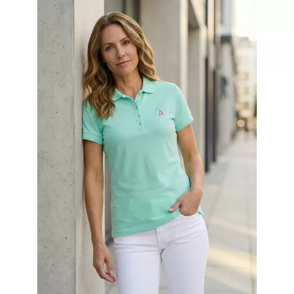  Tricou premium de damă cu guler ALTISPORT ALW002210 MENTĂ 