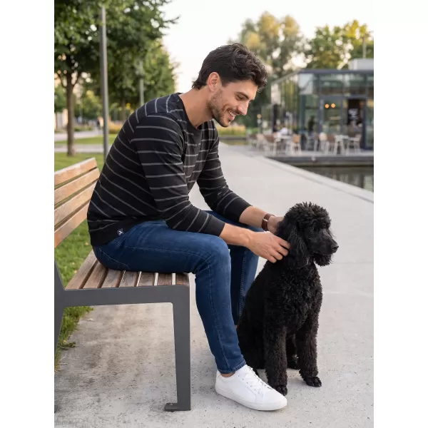  Tricou pentru bărbați ALTISPORT KIAFAT MTSU706 NEGRU 