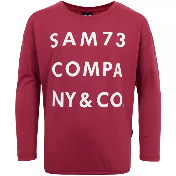  Tricou t -thirt cu mâneci lungi SAM 73 KAT GT 557 ROZ ÎNCHIS 