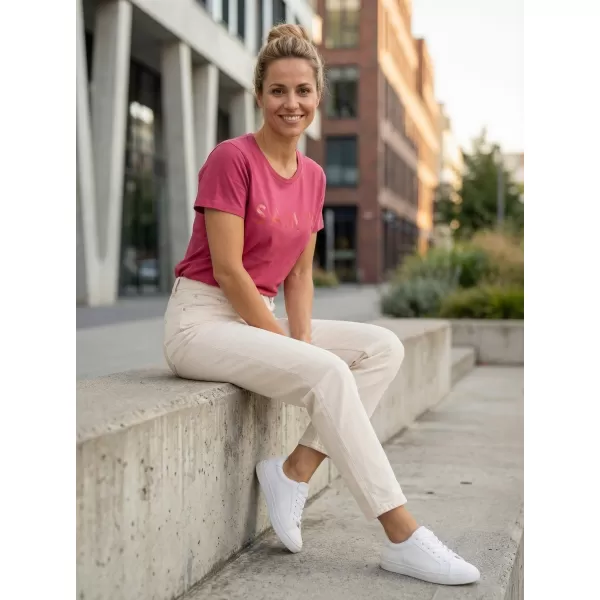  Tricou pentru femei cu mâneci scurte SAM 73 JOHANNA WT 835 ROZ ÎNCHIS 