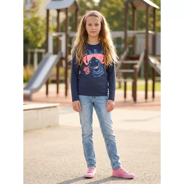  Tricou t -thirt cu mâneci lungi SAM 73 AGNES GT 555 ALBASTRU 