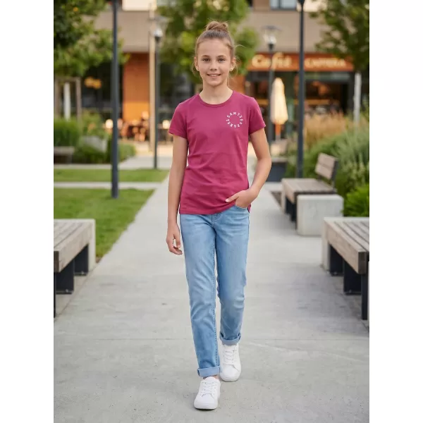  Tricou de fată cu mâneci scurte SAM 73 LEONI GT 553 ROZ ÎNCHIS 