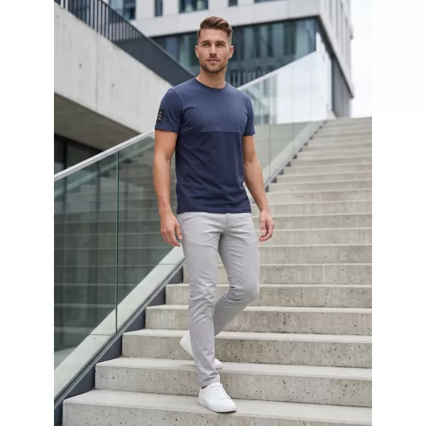  Tricou pentru bărbați cu mâneci scurte SAM 73 KILLIAN MT 781 ALBASTRU 