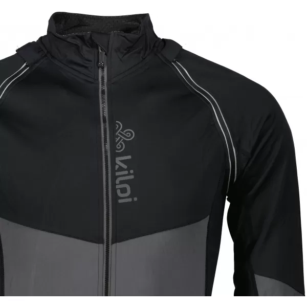  Jachetă softshell pentru bărbați KILPI ZAIN-M QM0110KI GRI ÎNCHIS 