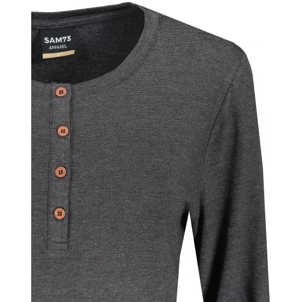  Tricou pentru femei cu mâneci lungi SAM 73 ADRIANNE WT 829 NEGRU 