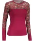 Tricou termic de damă SENSOR MERINO IMPRESS 21200019 LILA/FEATHER