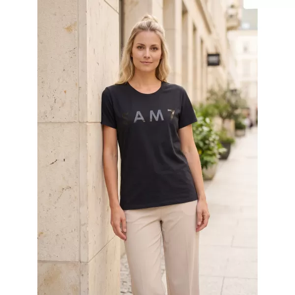  Tricou pentru femei cu mâneci scurte SAM 73 JOHANNA WT 835 NEGRU 
