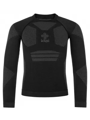 Tricou termic pentru baieti KILPI NATHAN-JB QJ0477KI NEGRU
