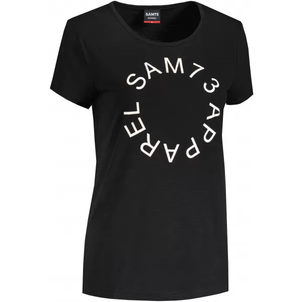  Tricou pentru femei cu mâneci scurte SAM 73 ARIAS WT 825 NEGRU 