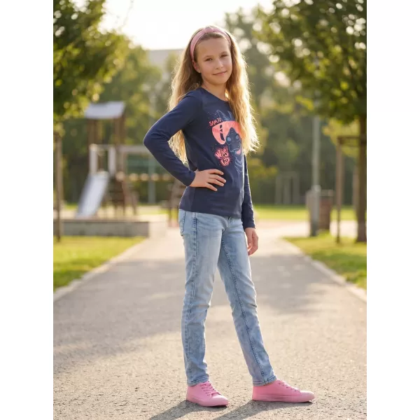  Tricou t -thirt cu mâneci lungi SAM 73 AGNES GT 555 ALBASTRU 