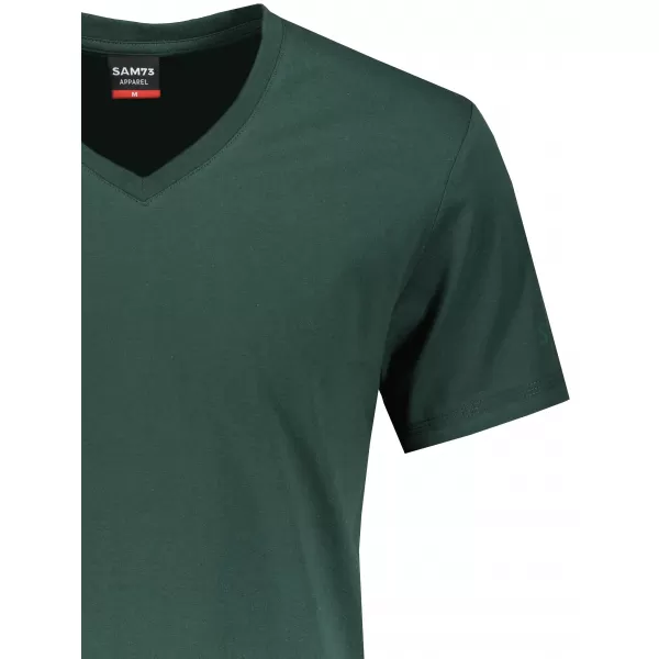  Tricou pentru bărbați cu mâneci scurte SAM 73 JAY MT 807 ARMATĂ 