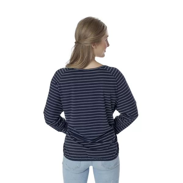  Tricou pentru femei cu mâneci lungi SAM 73 PAULA WT 836 ALBASTRU ÎNCHIS 