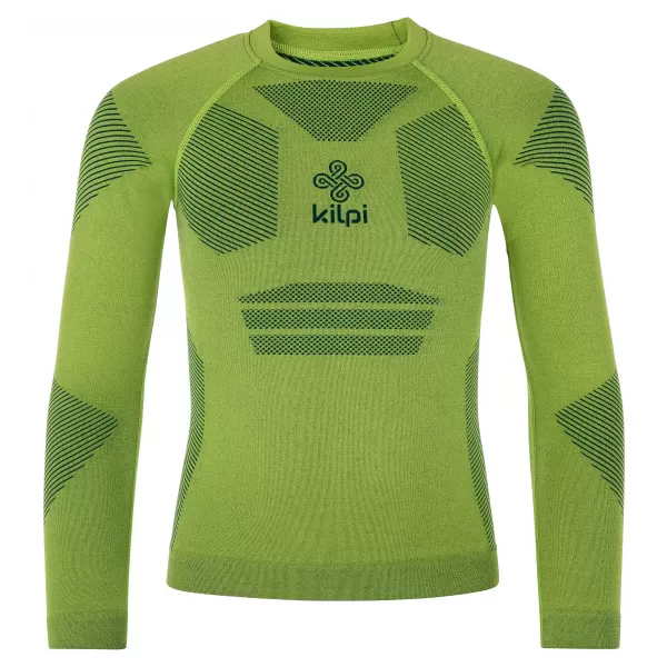  Tricou termic pentru baieti KILPI NATHAN-JB QJ0477KI VERDE DESCHIS 