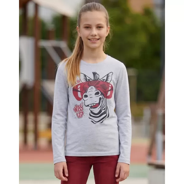  Tricou t -thirt cu mâneci lungi SAM 73 AGNES GT 555 GRI DESCHIS 