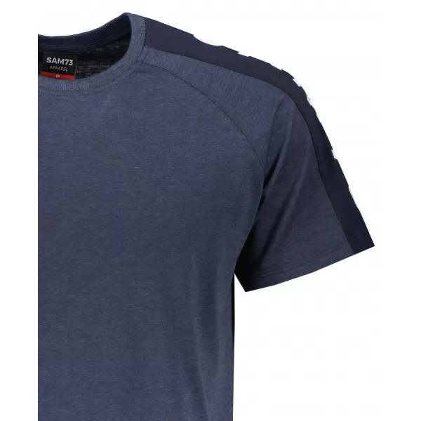  Tricou pentru bărbați cu mâneci scurte SAM 73 BONO MT 782 ALBASTRU 