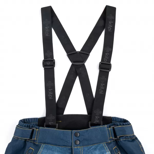  Pantaloni de schi pentru bărbați KILPI DENIMO-M QM0254KI ALBASTRU ÎNCHIS 