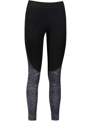 Pantaloni termici de damă SENSOR DOTS 21200053 NEGRU/ALB