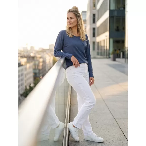  Tricou pentru femei cu mâneci lungi SAM 73 SANDRA WT 830 ALBASTRU 