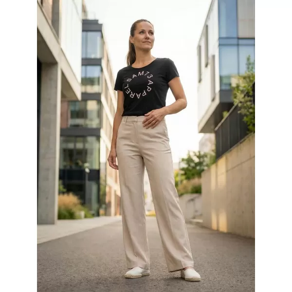  Tricou pentru femei cu mâneci scurte SAM 73 ARIAS WT 825 NEGRU 