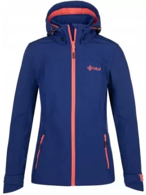 Jachetă softshell de damă KILPI RAVIA-W QL0001KI ALBASTRU ÎNCHIS