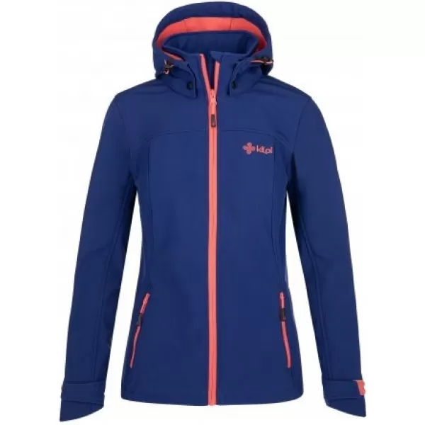  Jachetă softshell de damă KILPI RAVIA-W QL0001KI ALBASTRU ÎNCHIS 