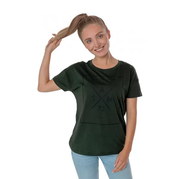  Tricou pentru femei cu mâneci scurte SAM 73 TANYA WT 826 ARMATĂ 