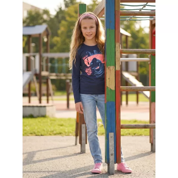  Tricou t -thirt cu mâneci lungi SAM 73 AGNES GT 555 ALBASTRU 