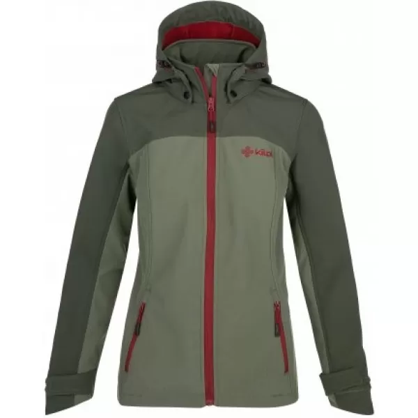  Jachetă softshell de damă KILPI RAVIA-W QL0001KI KAKI 