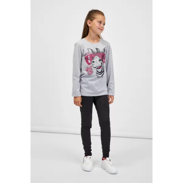  Tricou t -thirt cu mâneci lungi SAM 73 AGNES GT 555 GRI DESCHIS 
