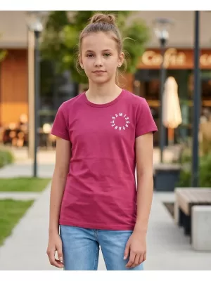 Tricou de fată cu mâneci scurte SAM 73 LEONI GT 553 ROZ ÎNCHIS