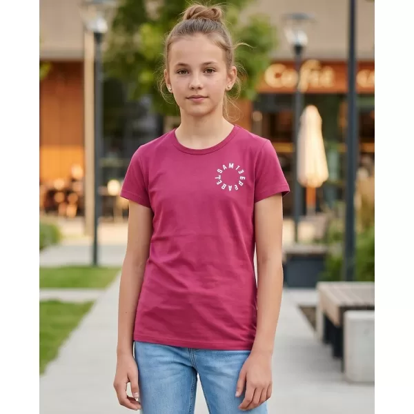  Tricou de fată cu mâneci scurte SAM 73 LEONI GT 553 ROZ ÎNCHIS 
