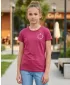 Tricou de fată cu mâneci scurte SAM 73 LEONI GT 553 ROZ ÎNCHIS