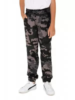 Pantalonii fetei SAM 73 LAURA GK 532 NEGRU