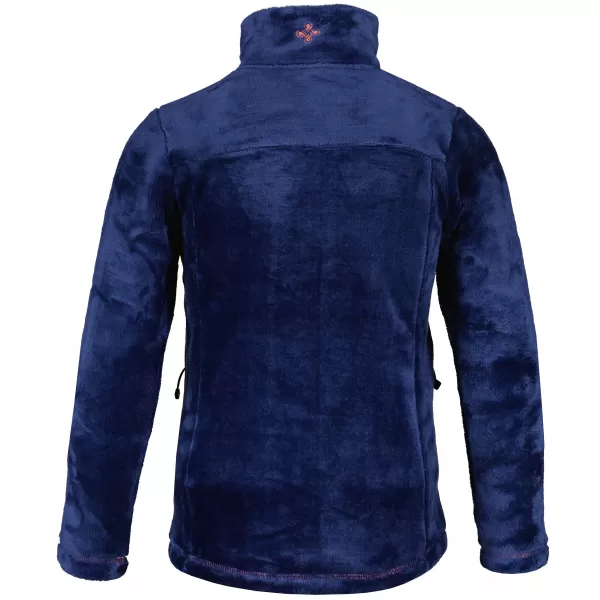  Hanorac fleece pentru fetiță KILPI ERIN-JG QJ0422KI ALBASTRU ÎNCHIS 