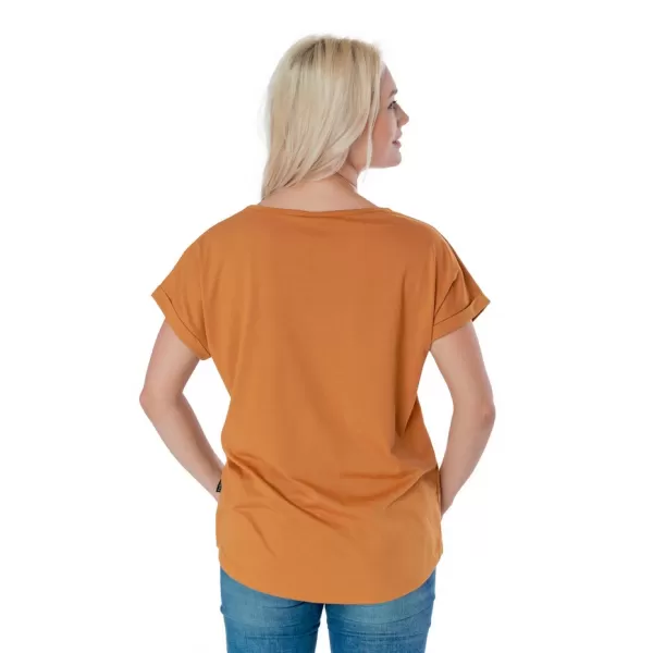  Tricou pentru femei cu mâneci scurte SAM 73 LEAH WT 828 OCHER ÎNTUNECAT 