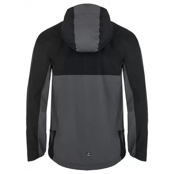  Jachetă hardshell pentru bărbați KILPI HURRICANE-M QM0109KI GRI ÎNCHIS 