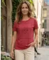 Tricou pentru femei cu mâneci scurte SAM 73 TANYA WT 826 ROZ ÎNCHIS
