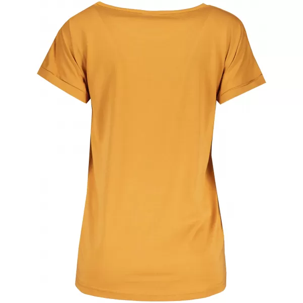  Tricou pentru femei cu mâneci scurte SAM 73 LEAH WT 828 OCHER ÎNTUNECAT 