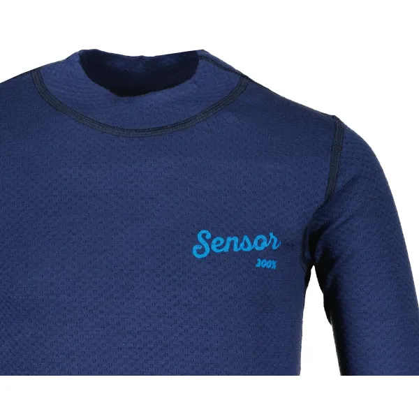  Tricou termic pentru copii SENSOR MERINO DF LOGO 21200026 DEEP BLUE 