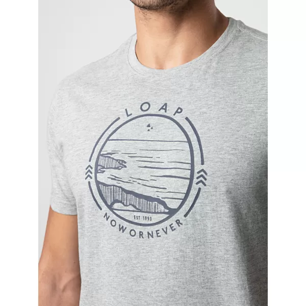  Tricou pentru bărbați LOAP BOWIE EVIDENȚIERI GRI 