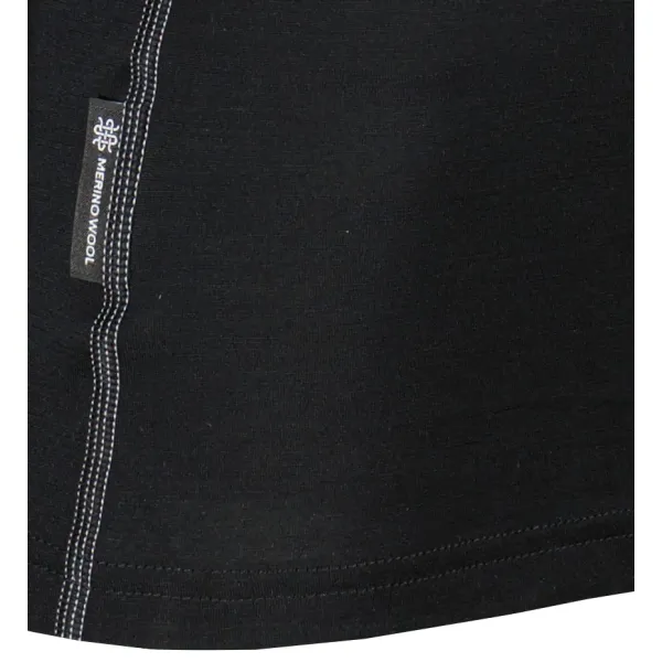  Bluză termică pentru femei SENSOR MERINO IMPRESS 21200018 NEAGRĂ/STRIPES 