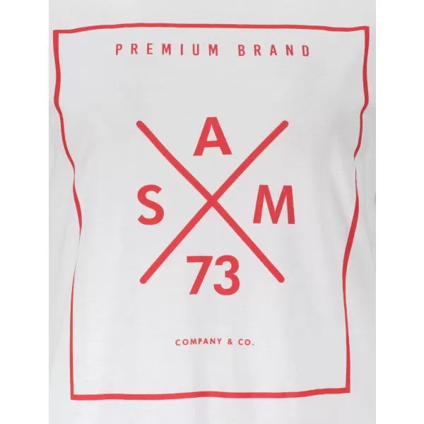  Tricou pentru femei cu mâneci scurte SAM 73 TANYA WT 826 ALB 
