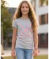 Tricou de fată cu mâneci scurte SAM 73 CAROLINE GT 554 GRI DESCHIS