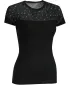 Tricou termic de damă SENSOR MERINO IMPRESS 21100006 NEGRU/NEGRU/PATTERN