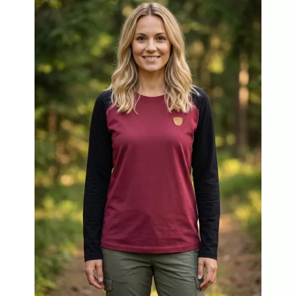  Tricou pentru femei cu mâneci lungi SAM 73 TIA WT 833 ROZ ÎNCHIS 